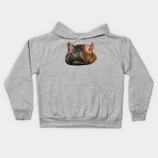 Cute baby Hippo Kids Hoodie